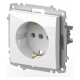 Розетка с заземлением, без рамки Elbi Eleсtriс Zena Vega 609-015600-217