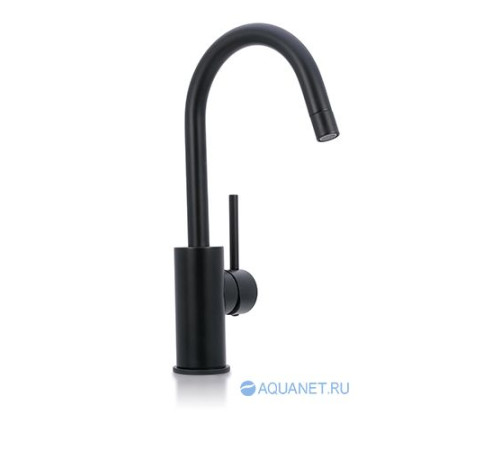 Смеситель для кухни с поворотным изливом Paffoni Light LIG078NO черный матовый