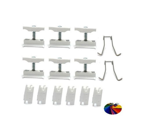 Комплект крепежа Kermi Set CVD 6xBH+CVD0 L=21-40 EL 774609RAL7016 RAL 7016