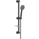 Душевой гарнитур Aquanet Бетта 3jet 65 см матовый черный AQ2013MB