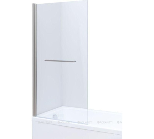 Шторка на борт ванны Allen Brau Priority 800x1500 мм стекло Optiwhite браш. ал. 3.31024.BA