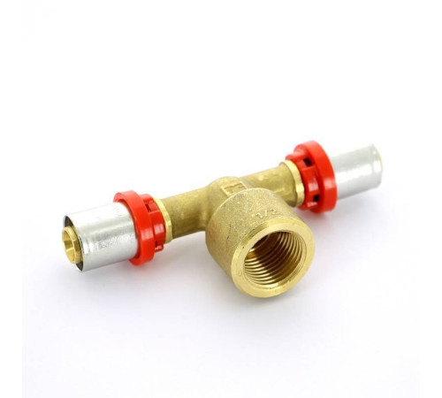 Тройник пресс Tiemme 16х1/2х16 1650031