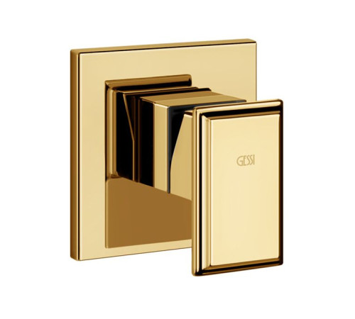 Смеситель для ванны и душа встраиваемый Gessi Eleganza золото 46106-080