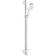 Душевой гарнитур GROHE Rainshower SmartActive 150 штанга 900 мм шланг 1750 мм белая луна 26594LS0