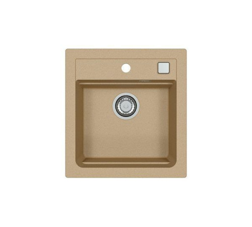 Мойка кухонная Alveus ATROX 20 Granital Beige G55 470x500 мм с сифоном 1131988/1132823