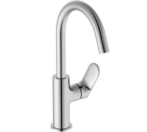 Смеситель для раковины Ideal Standard Ceralife O 21.5 см поворотный излив с донным клапаном хром BE016AA