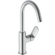 Смеситель для раковины Ideal Standard Ceralife O 21.5 см поворотный излив с донным клапаном хром BE016AA