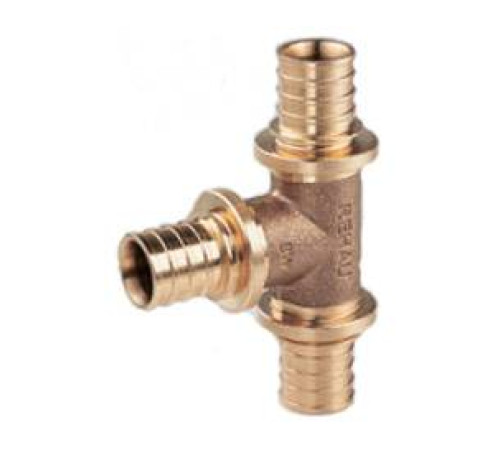 Тройник REHAU RAUTITAN RX+ 20-20-20 бронза равнопроходной 14570323001