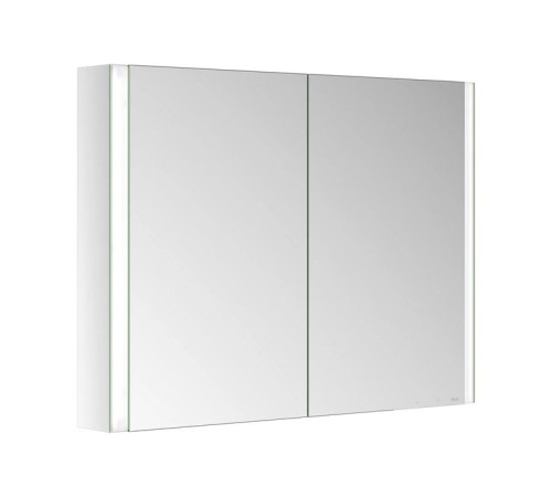 Зеркальный шкаф Keuco Somaris 100x71x12.8 см 2-дверный IP 44 с обогревом 14503002101
