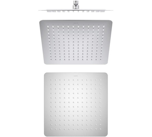 Верхний душ Aquanet AQ2074CR квадратный 300х300х2 мм хром AQ2074CR