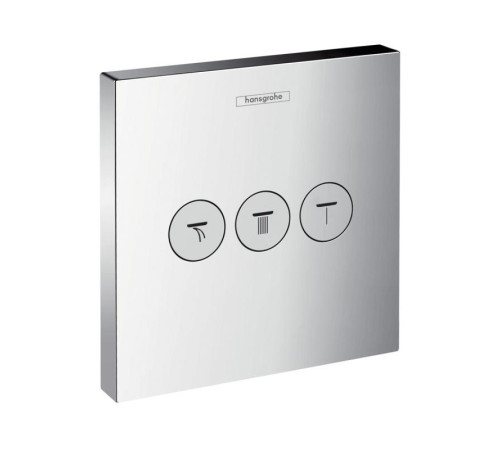 Вентиль hansgrohe ShowerSelect для 3 потребителей внешняя монтажная часть 15764000