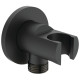 Держатель с подключением душевой лейки Ideal Standard Idealrain 1/2 матовый черный BC807XG