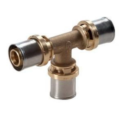 Тройник Giacomini RM150 26x3 мм латунный пресс RM150Y009