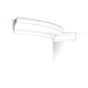 Карниз потолочный гибкий Orac Decor C213F 2000x80x80 мм C213F