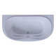 Ванна акриловая 1Marka Melissa 180x80 см с фронтальным и боковыми экранами MEL180-0000011