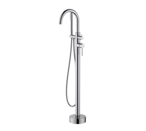 Смеситель для ванны напольный Aquanet Европа хром AQ1345CR