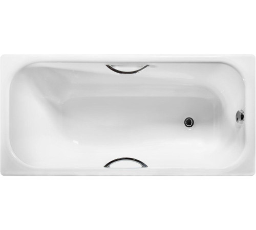 Ванна чугунная Wotte Start 1700х700х458 мм с отверстиями для ручек Start 1700x700UR