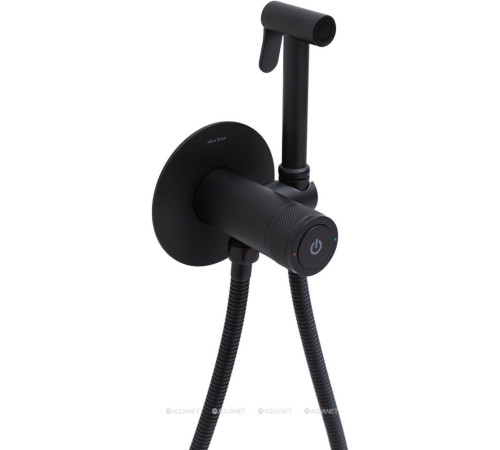 Смеситель с гигиеническим душем Allen Brau Liberty Push key черный матовый 5.33005-31
