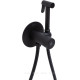 Смеситель с гигиеническим душем Allen Brau Liberty Push key черный матовый 5.33005-31