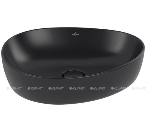 Раковина накладная Villeroy &amp; Boch Antao 510x400x146 мм Pure Black 4A7351R7