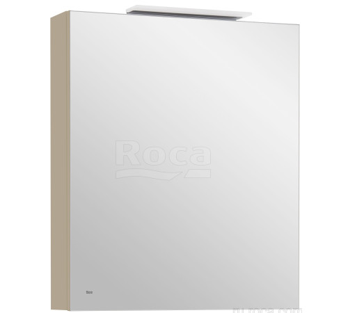 Шкаф зеркальный Roca Oleta правый 600х700х137 мм LED Капучино матовый A857646515