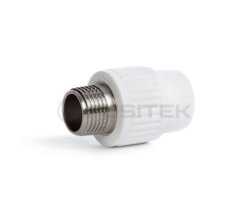 Муфта комбинированная Fusitek PP-R 25x1/2 наружная резьба FT04303