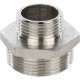 Ниппель переходной STOUT 1 1/2x1 НН никелированный SFT-0004-001121
