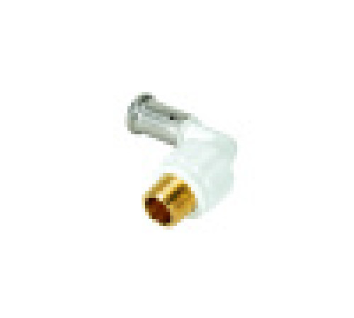 Угольник 90° Henco PVDF пресс НР 16x1/2 белый 5PKW-1604