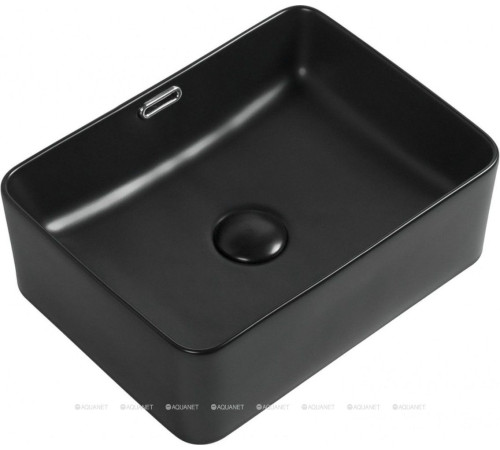 Раковина накладная Aquanet PERFECT-1-MB 405х315х140 мм черный матовый PERFECT-1-MB