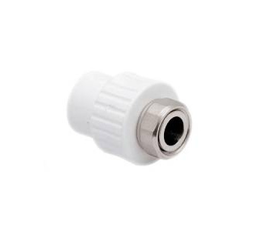 Муфта с накидной гайкой PPR Valtec 25х3/4 белая 10699