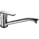 Смеситель для кухни Lemark Point с поворотным изливом хром LM0304C