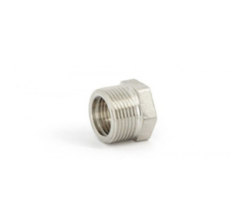 Футорка редукционная General Fittings НВ 1 1/4 x 1 никелированная 604N5401