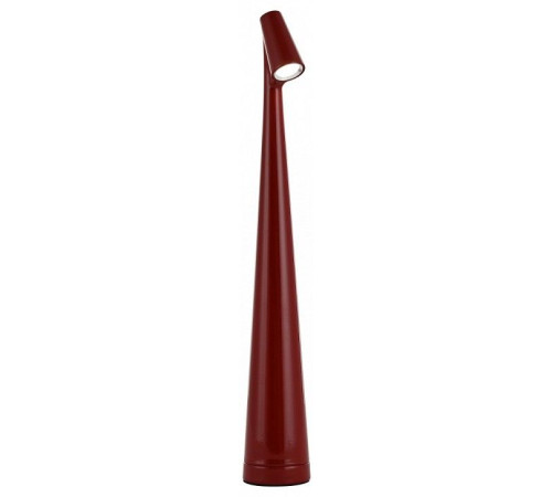 Настольная лампа декоративная Arte Milano 128101/H350/3-6K/3W Red