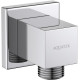 Шланговое подсоединение Aquatek хром AQ2458CR