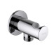 Шланговое подсоединение с держателем Aquanet AQ2464CR хром AQ2464CR