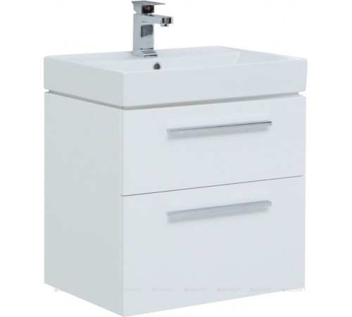 Тумба Aquanet Nova 60 2 ящика белый глянец 00242279
