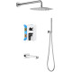 Душевой комплект 4 в 1 Aquanet Oberon 3 режима хром AQ1273CR