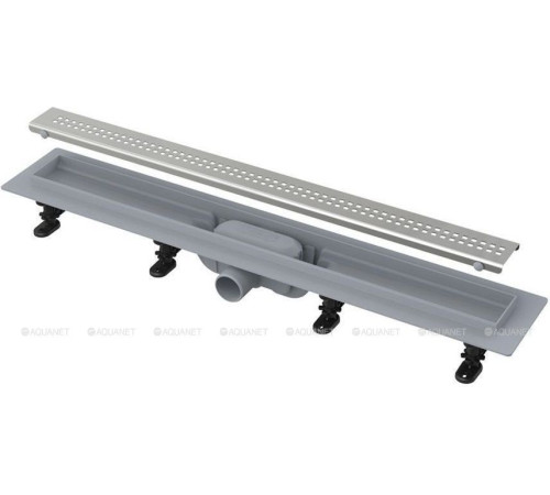 Водоотводящий желоб AlcaPlast Simple с порогами 850 мм APZ9-850M