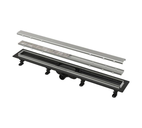 Душевой лоток Alca APZ20 Fit and Go 850 мм с порогами и двухсторонней решеткой APZ20-850