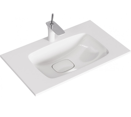 Раковина AQUATON Malaga 750 755х460х180 мм литьевой мрамор Mal.75.04.D