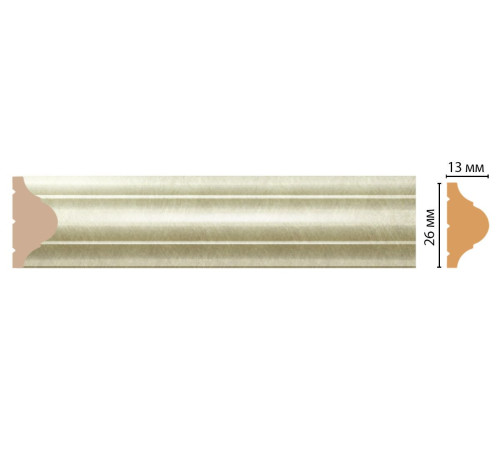 Молдинг DECOMASTER D001-373 ДМ 26х13х2400 мм D001-373 ДМ