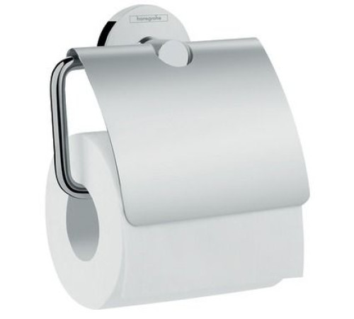Держатель туалетной бумаги Hansgrohe Logis Universal с крышкой хром 41723000