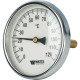 Термометр биметаллический Watts F+R801 с погружной гильзой 100 мм 10006076