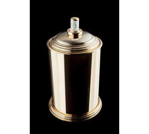 Ведро мусорное напольное Boheme Murano Cristal золото 10907-CRST-G