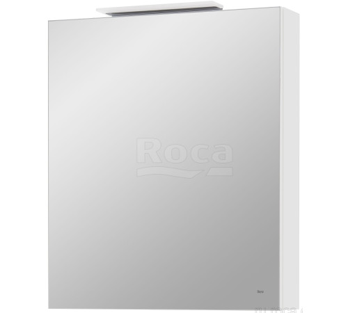 Шкаф зеркальный Roca Oleta левый 600x700x137 мм LED-подсветка белый глянец A857645806