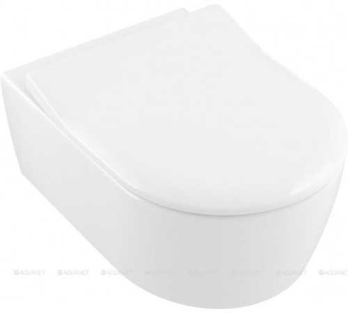 Унитаз подвесной Villeroy &amp; Boch Avento 370x530 мм с сиденьем 5656 RS 01