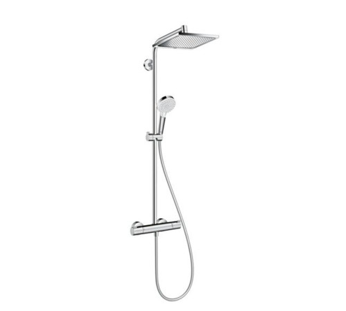 Душевая система для душа с термостатом hansgrohe Crometta E 240 1jet 27271000