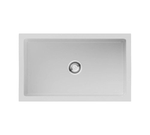 Кухонная мойка Omoikiri Mikura 76-WH Glossy Natceramic 76x46 см белая 4993258
