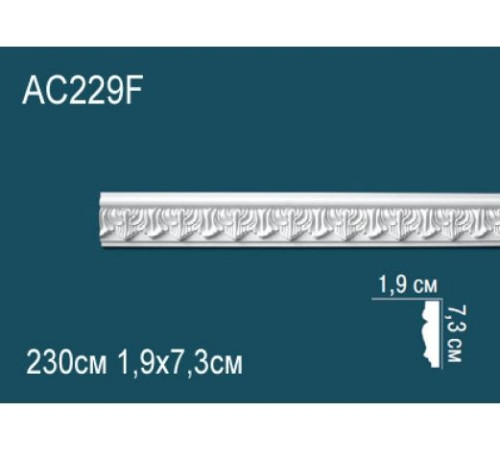Молдинг с рисунком Perfect AC229F гибкий полиуретановый 2000х55х18 мм AC229F