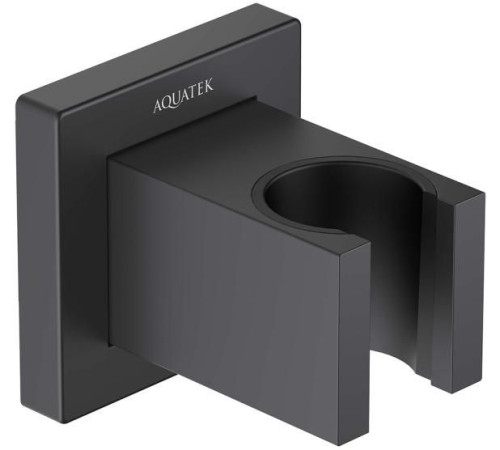 Держатель ручного душа Aquanet матовый черный AQ2401MB